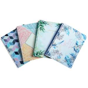 Cahier spirales A5 / A4 - Couverture Design Quadrillage 5/5 - 100 feuilles<h5>1152-1153</h5>