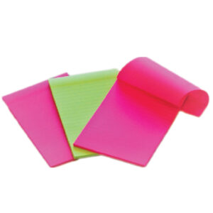 Notes repositionnables fluo - 50 feuilles lignées <h5>165</h5>